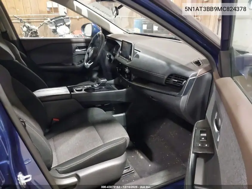 5N1AT3BB9MC824378 2021 Nissan Rogue Sv Intelligent Awd