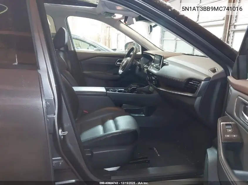 5N1AT3BB9MC741016 2021 Nissan Rogue Sv Intelligent Awd