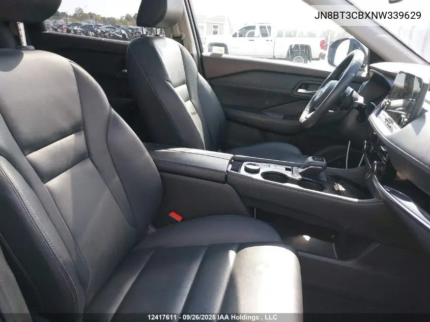 JN8BT3CBXNW339629 2022 Nissan Rogue Sl