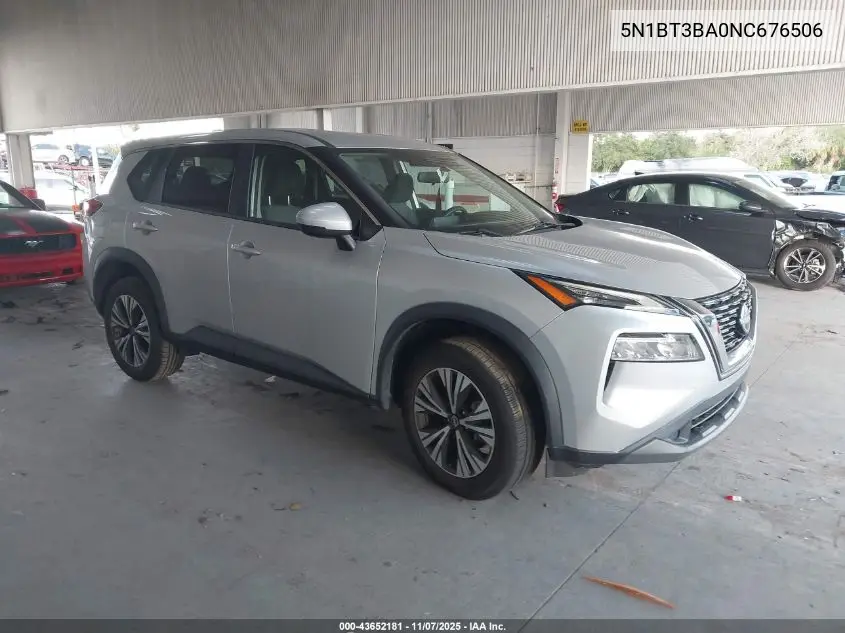 5N1BT3BA0NC676506 2022 Nissan Rogue Sv Fwd