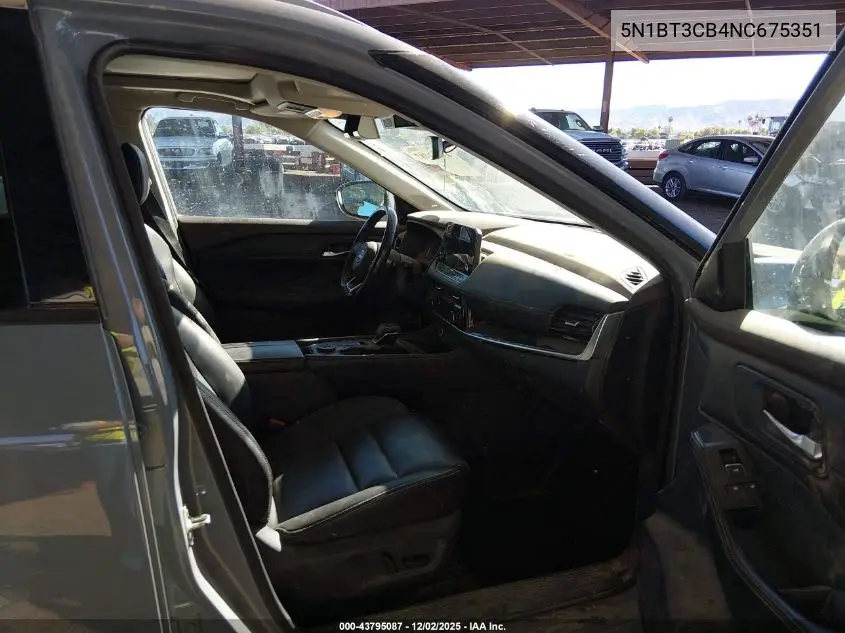 5N1BT3CB4NC675351 2022 Nissan Rogue Sl Intelligent Awd