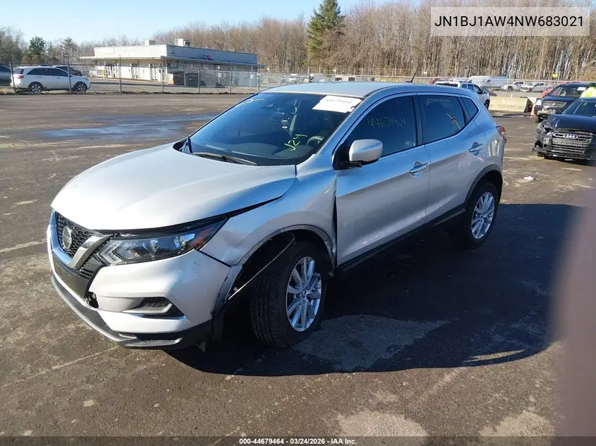 JN1BJ1AW4NW683021 2022 Nissan Rogue Sport S Awd Xtronic Cvt