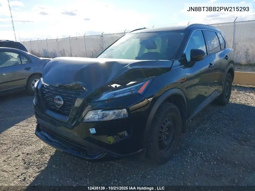 JN8BT3BB2PW215293 2023 Nissan Rogue Sv