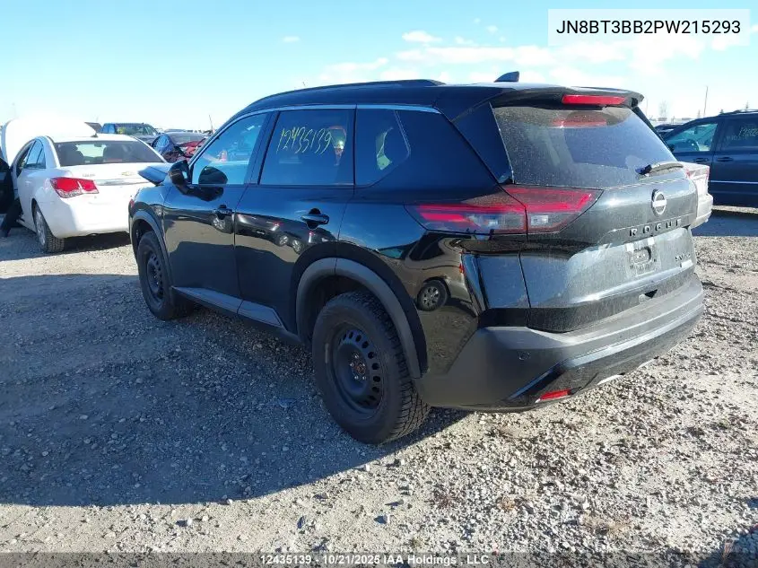 JN8BT3BB2PW215293 2023 Nissan Rogue Sv