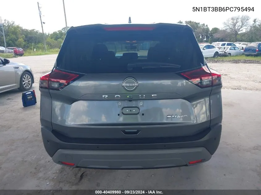 2023 Nissan Rogue Sv Intelligent Awd VIN: 5N1BT3BB6PC795494 Lot: 40409980