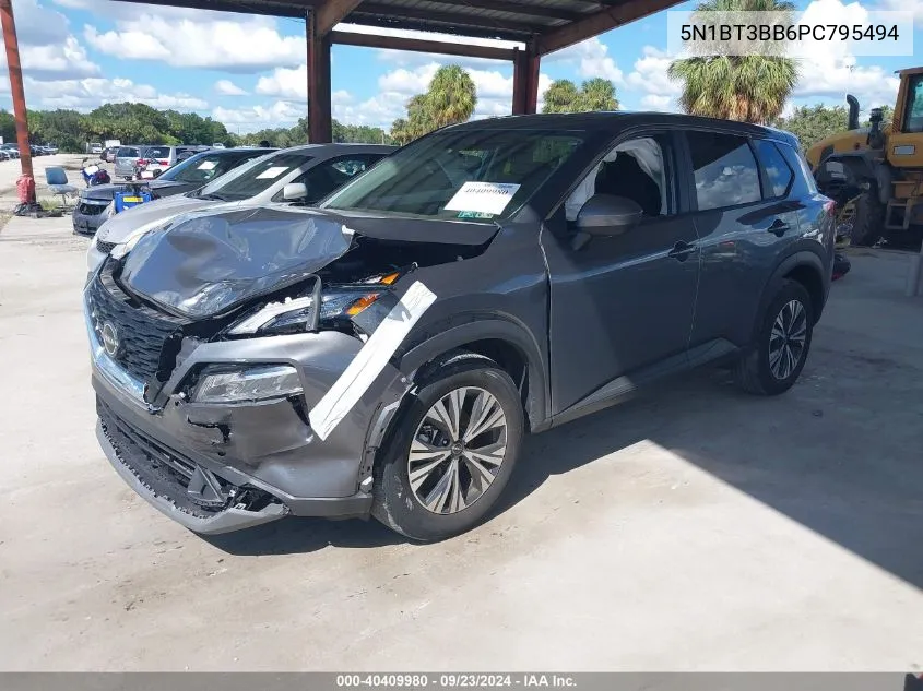 5N1BT3BB6PC795494 2023 Nissan Rogue Sv Intelligent Awd