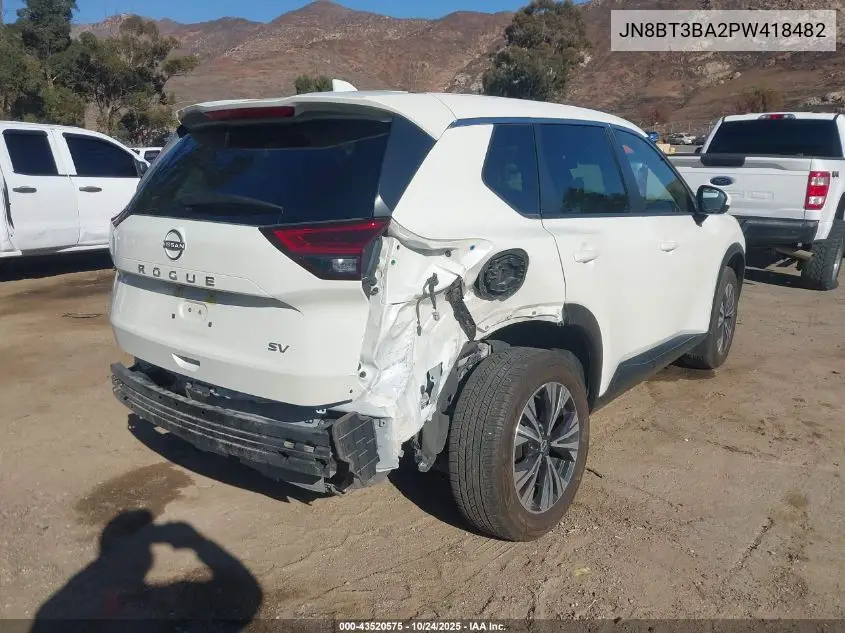JN8BT3BA2PW418482 2023 Nissan Rogue Sv Fwd