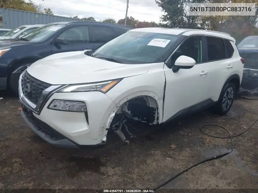 5N1BT3BB0PC883716 2023 Nissan Rogue Sv Intelligent Awd