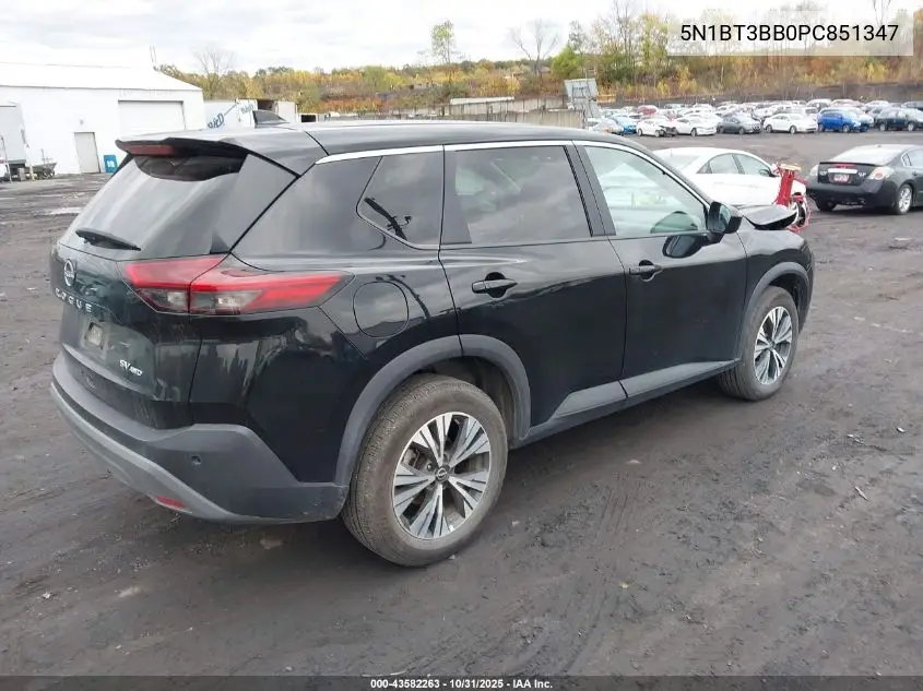 5N1BT3BB0PC851347 2023 Nissan Rogue Sv Intelligent Awd