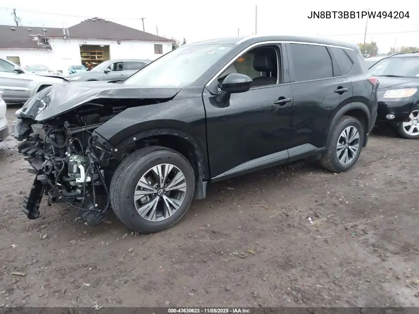 JN8BT3BB1PW494204 2023 Nissan Rogue Sv Intelligent Awd