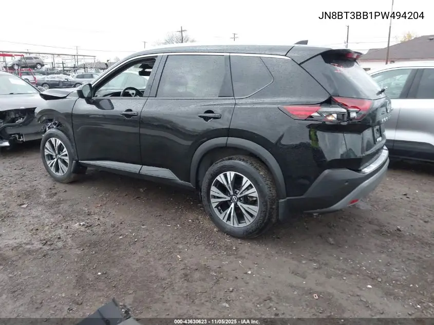 JN8BT3BB1PW494204 2023 Nissan Rogue Sv Intelligent Awd