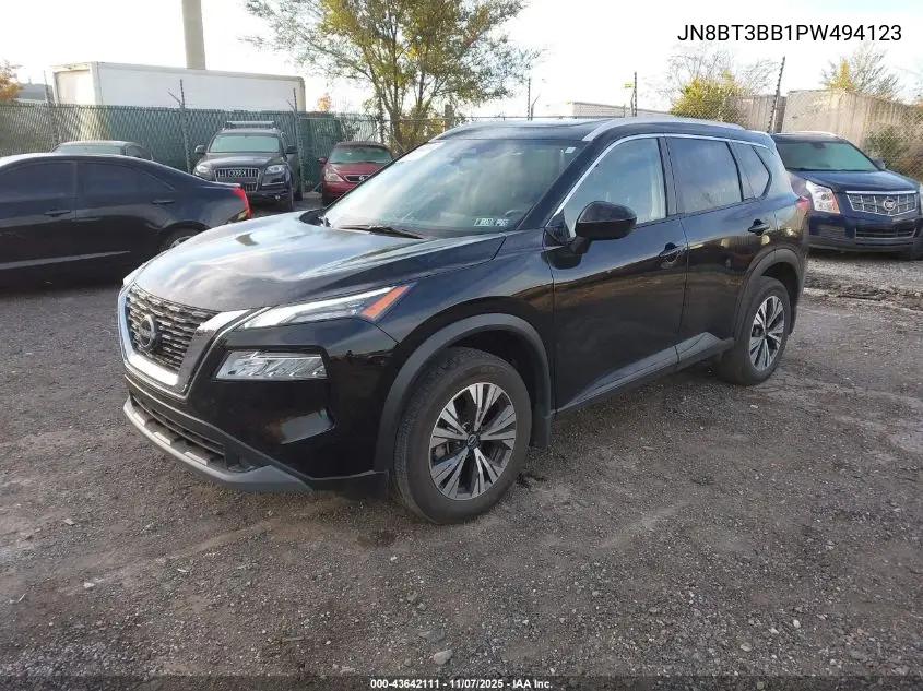JN8BT3BB1PW494123 2023 Nissan Rogue Sv Intelligent Awd
