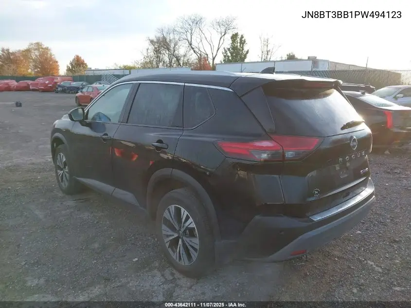 JN8BT3BB1PW494123 2023 Nissan Rogue Sv Intelligent Awd