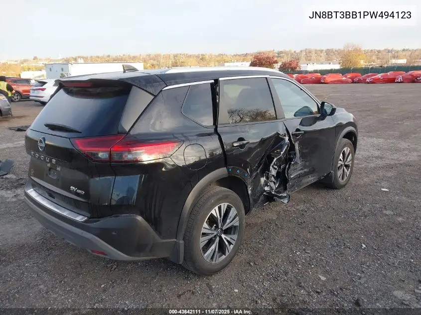 JN8BT3BB1PW494123 2023 Nissan Rogue Sv Intelligent Awd