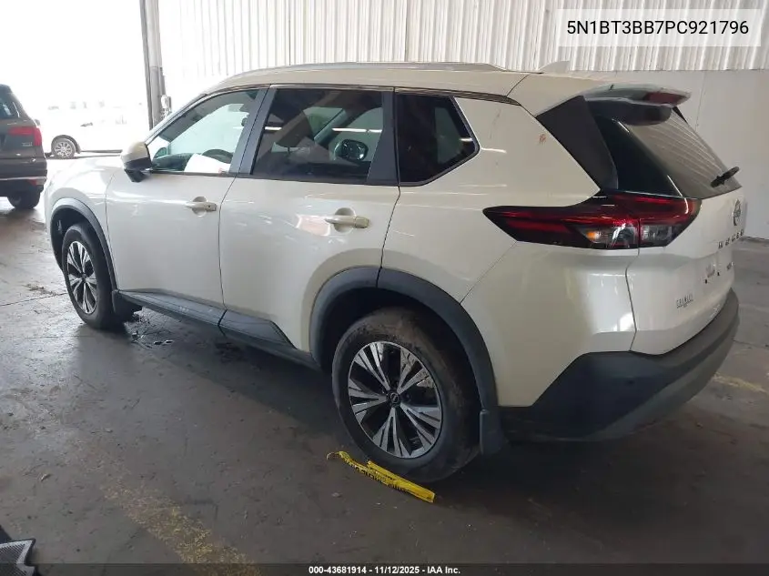 5N1BT3BB7PC921796 2023 Nissan Rogue Sv Intelligent Awd