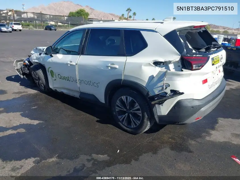 5N1BT3BA3PC791510 2023 Nissan Rogue Sv Fwd