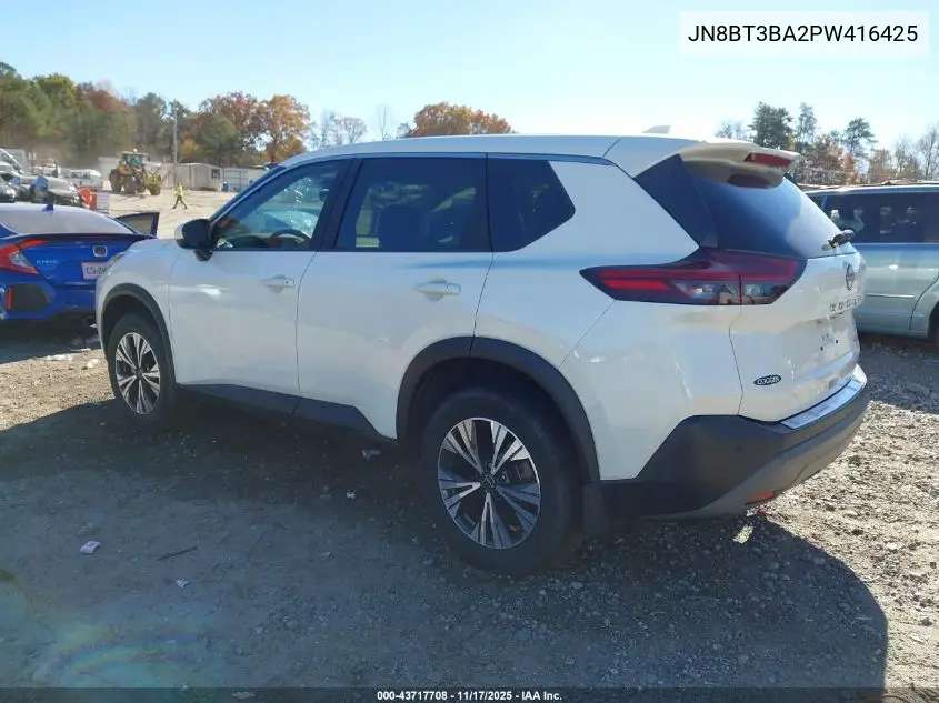 JN8BT3BA2PW416425 2023 Nissan Rogue Sv Fwd