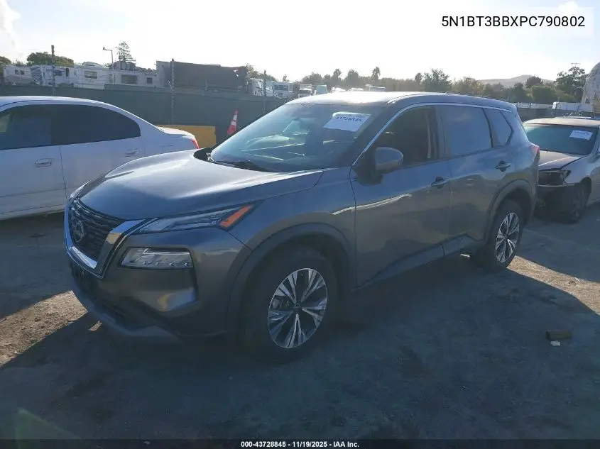 5N1BT3BBXPC790802 2023 Nissan Rogue Sv Intelligent Awd