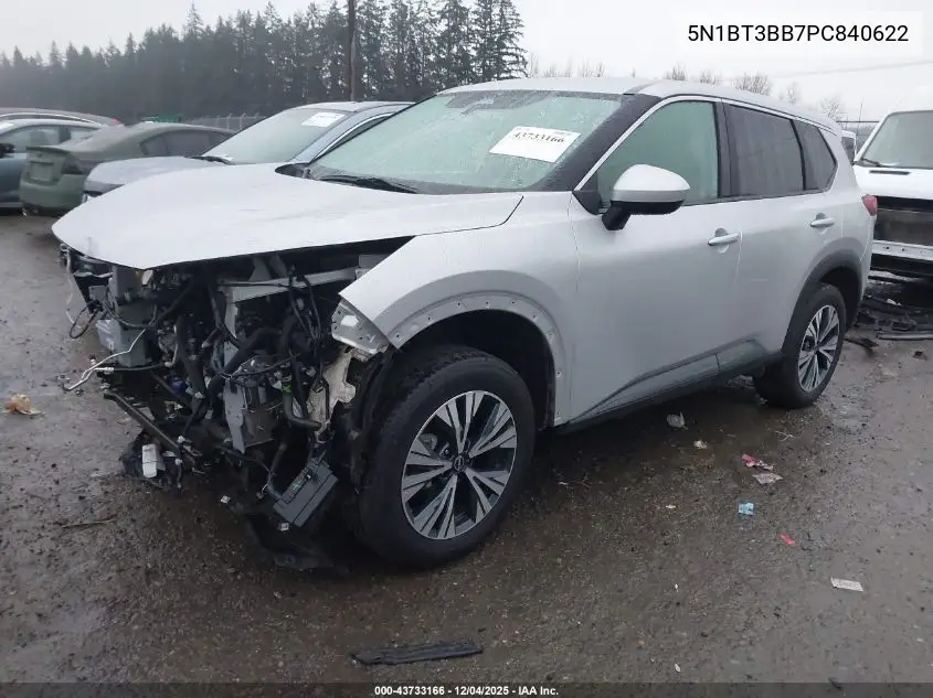5N1BT3BB7PC840622 2023 Nissan Rogue Sv Intelligent Awd
