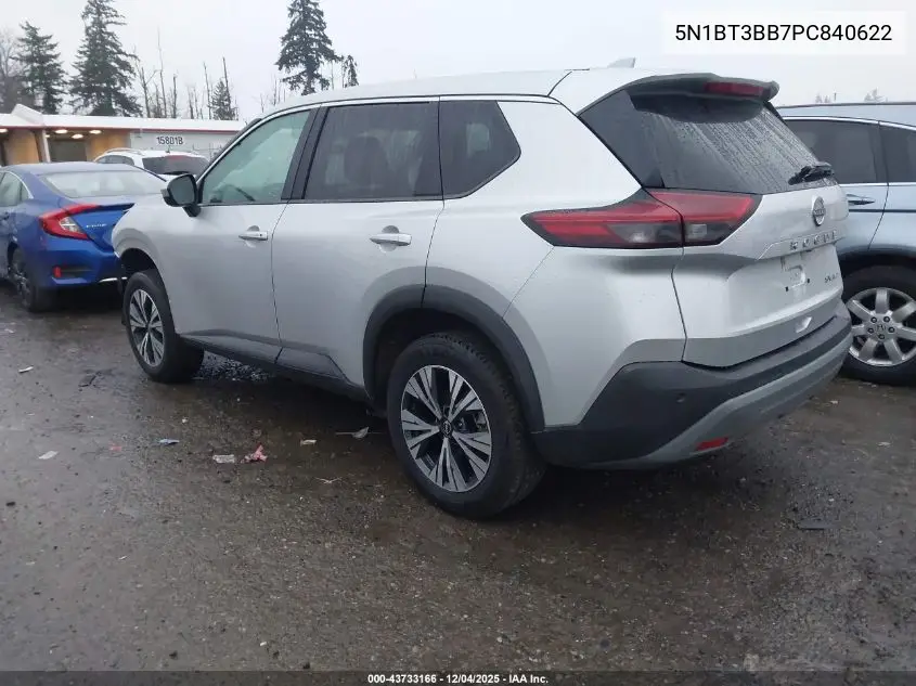 5N1BT3BB7PC840622 2023 Nissan Rogue Sv Intelligent Awd
