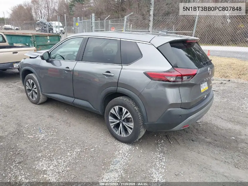 5N1BT3BB0PC807848 2023 Nissan Rogue Sv Intelligent Awd