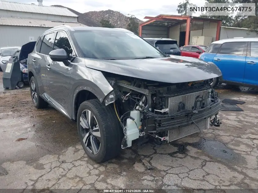5N1BT3CA4PC674775 2023 Nissan Rogue Sl Fwd