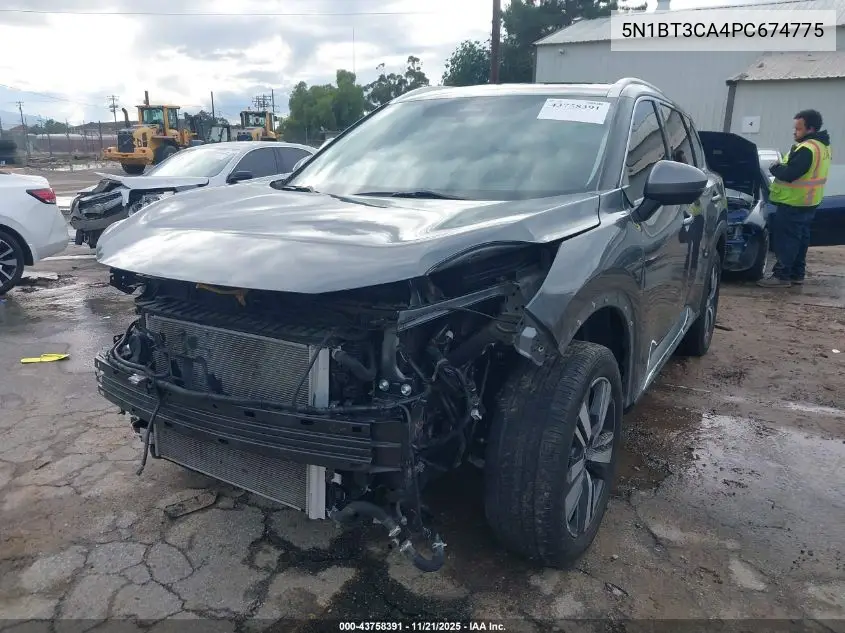5N1BT3CA4PC674775 2023 Nissan Rogue Sl Fwd