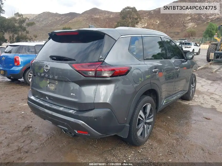 5N1BT3CA4PC674775 2023 Nissan Rogue Sl Fwd