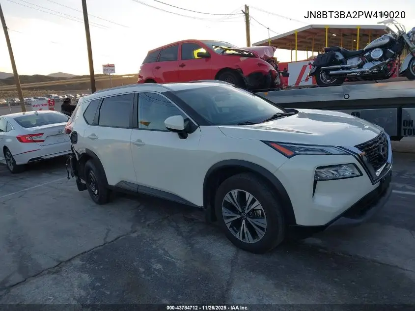 JN8BT3BA2PW419020 2023 Nissan Rogue Sv Fwd