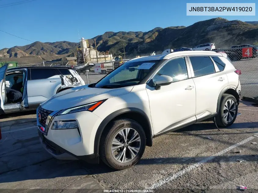 JN8BT3BA2PW419020 2023 Nissan Rogue Sv Fwd