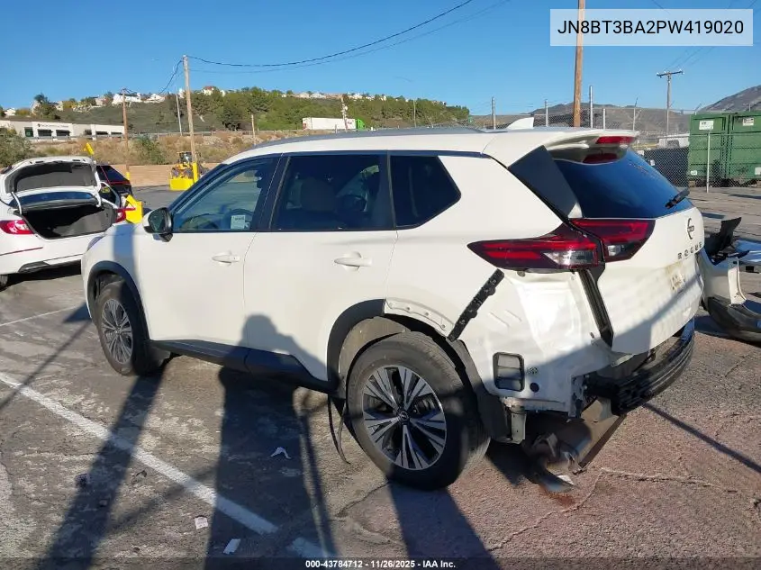 JN8BT3BA2PW419020 2023 Nissan Rogue Sv Fwd