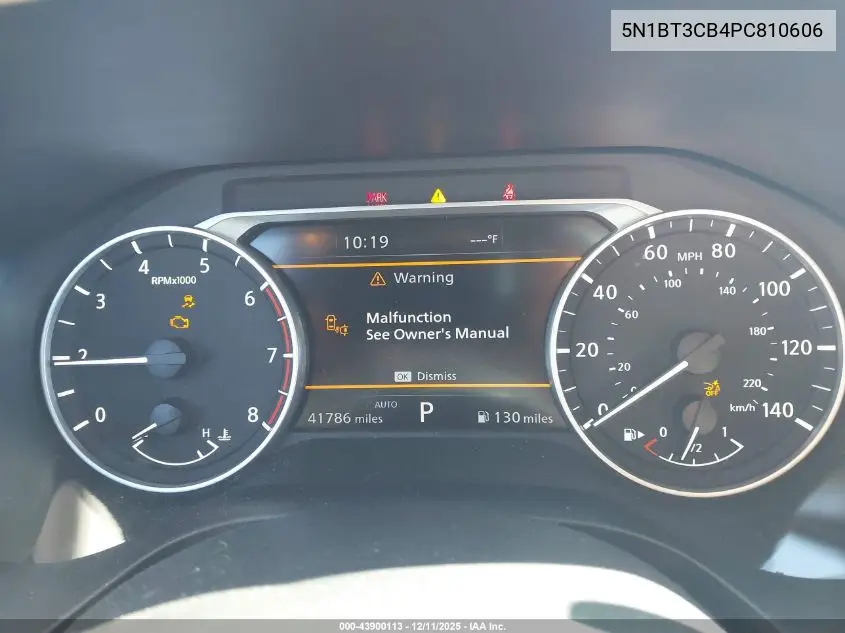 5N1BT3CB4PC810606 2023 Nissan Rogue Sl Intelligent Awd