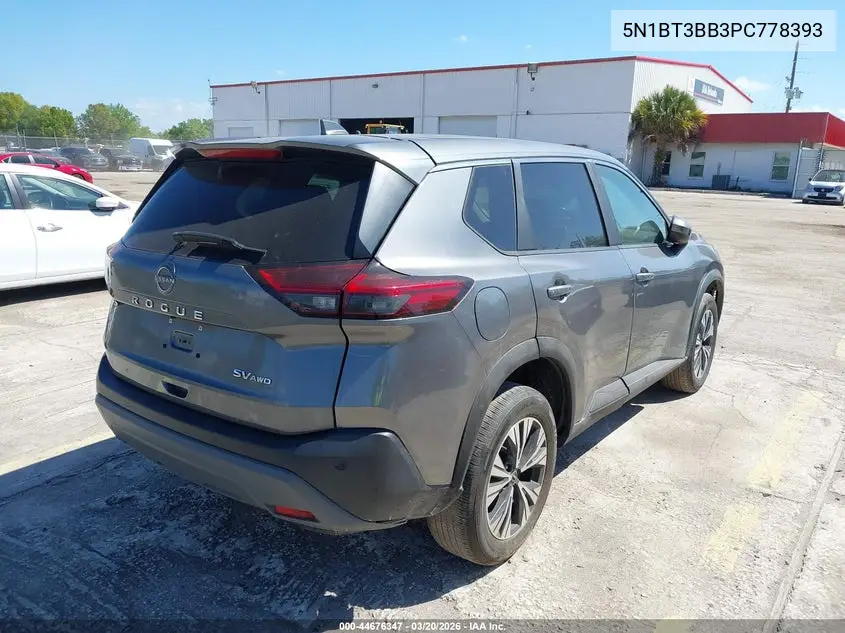 5N1BT3BB3PC778393 2023 Nissan Rogue Sv Intelligent Awd