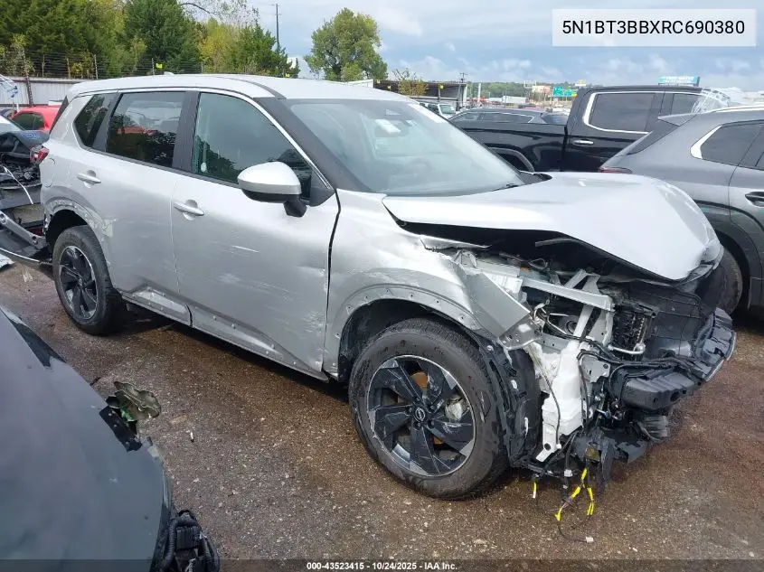 5N1BT3BBXRC690380 2024 Nissan Rogue Sv Intelligent Awd
