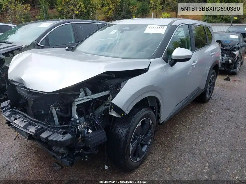 5N1BT3BBXRC690380 2024 Nissan Rogue Sv Intelligent Awd