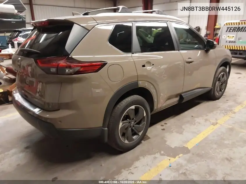 JN8BT3BB0RW445126 2024 Nissan Rogue Sv Intelligent Awd