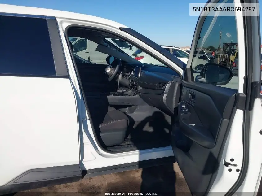 5N1BT3AA6RC694287 2024 Nissan Rogue S Fwd