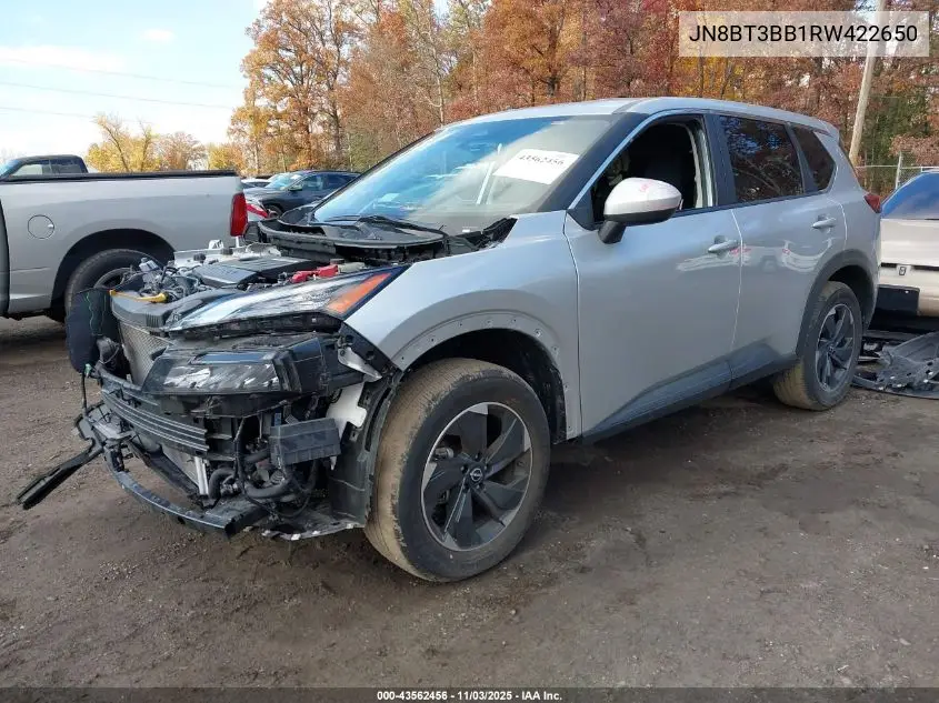 JN8BT3BB1RW422650 2024 Nissan Rogue Sv Intelligent Awd
