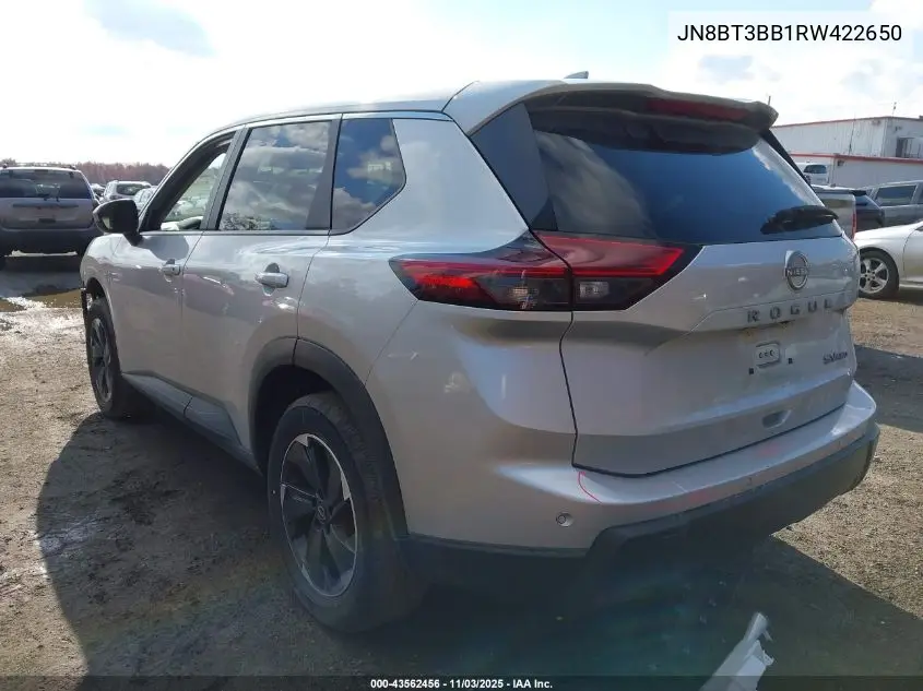 JN8BT3BB1RW422650 2024 Nissan Rogue Sv Intelligent Awd