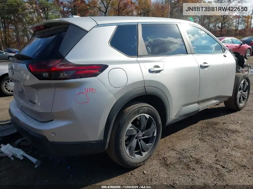 JN8BT3BB1RW422650 2024 Nissan Rogue Sv Intelligent Awd
