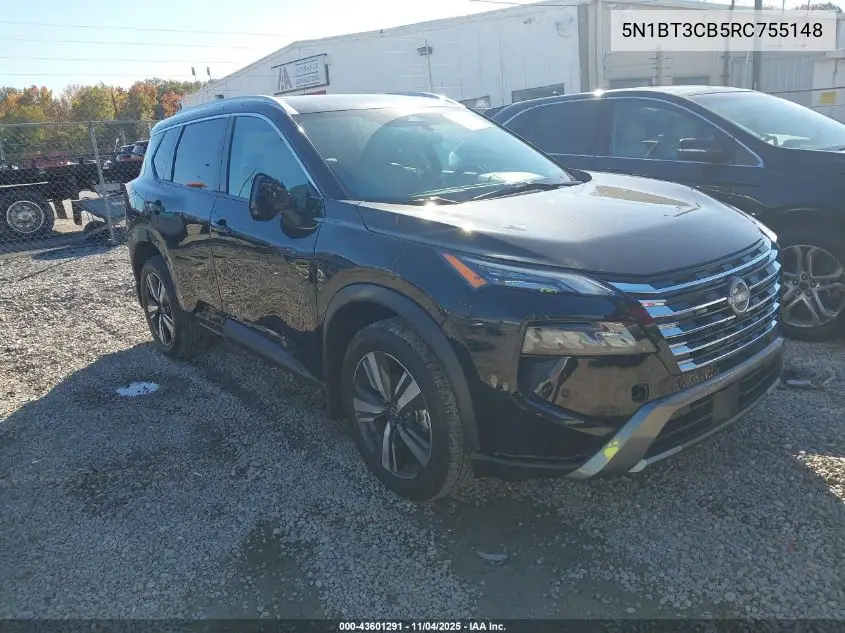 5N1BT3CB5RC755148 2024 Nissan Rogue Sl Intelligent Awd
