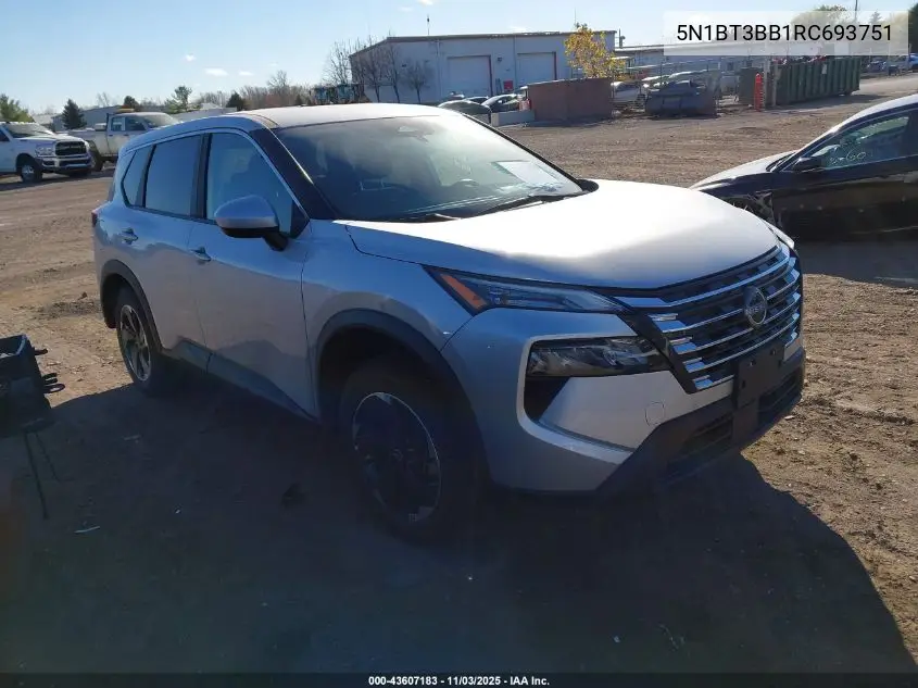 5N1BT3BB1RC693751 2024 Nissan Rogue Sv Intelligent Awd