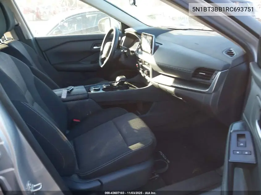 5N1BT3BB1RC693751 2024 Nissan Rogue Sv Intelligent Awd