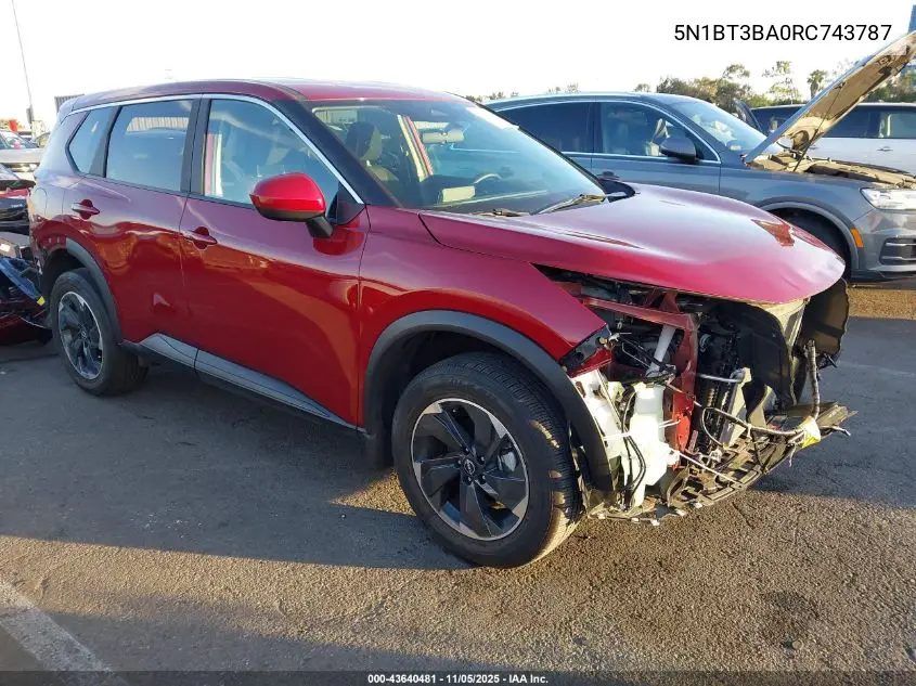 5N1BT3BA0RC743787 2024 Nissan Rogue Sv Fwd