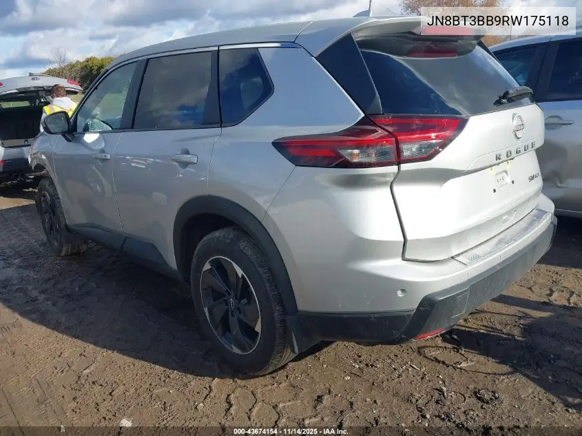 JN8BT3BB9RW175118 2024 Nissan Rogue Sv Intelligent Awd