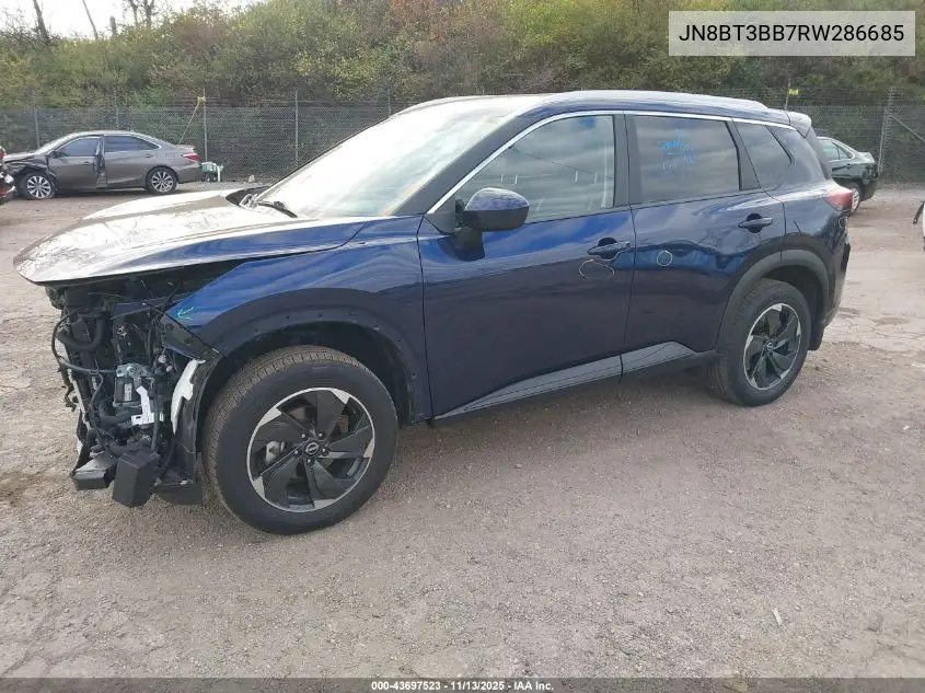 JN8BT3BB7RW286685 2024 Nissan Rogue Sv Intelligent Awd