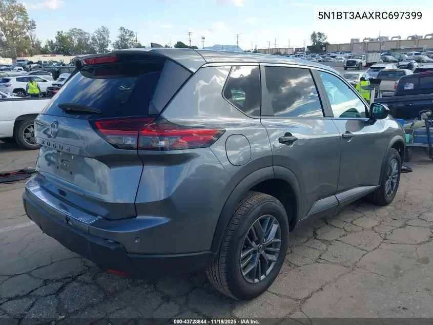 5N1BT3AAXRC697399 2024 Nissan Rogue S Fwd