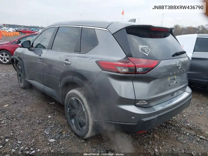 JN8BT3BBXRW436790 2024 Nissan Rogue Sv Intelligent Awd