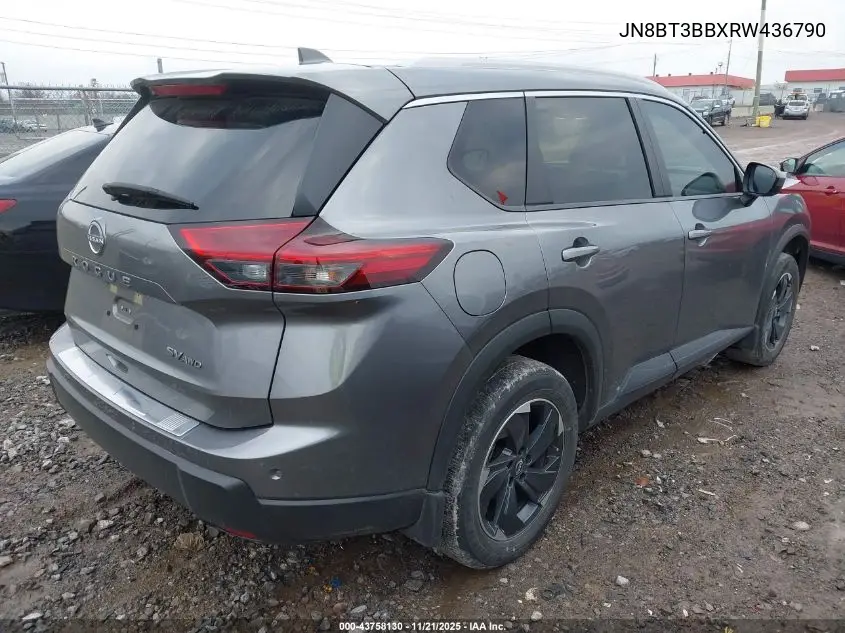 JN8BT3BBXRW436790 2024 Nissan Rogue Sv Intelligent Awd