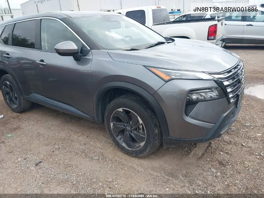 JN8BT3BA8RW001886 2024 Nissan Rogue Sv Fwd